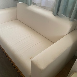 ベージュ　ソファ　の画像