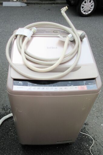 ☆日立 HITACHI BEAT WASH BW-V100A 10.0kg 脱水乾燥機能付全自動電気洗濯機◆2016年製・人気のビートウォッシュ