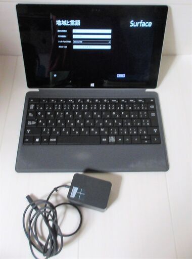 ☆マイクロソフト・サーフェス Microsoft Surface 026927741252 Windows RT 32GB タブレット ブラック◆お洒落キーボード付き
