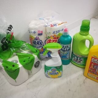 日用品　洗剤　トイレットペーパー等