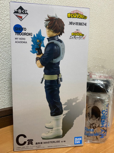 僕のヒーローアカデミア 一番くじ C賞轟焦凍フィギュア E賞クリアボトルセット