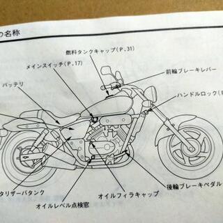 HONDA　Vツイン　マグナ　MC29　取扱説明書の画像
