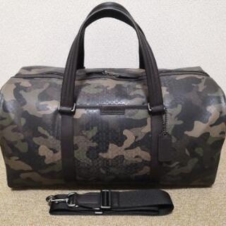 【新品・未使用品】 COACH　コーチ　迷彩　ボストンバッグ