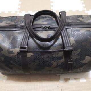 【新品・未使用品】 COACH　コーチ　迷彩　ボストンバッグの画像