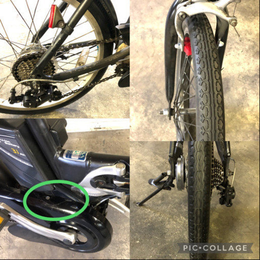 電動自転車☆パナソニック オフタイム 折りたたみ電動自転車 3ah☆