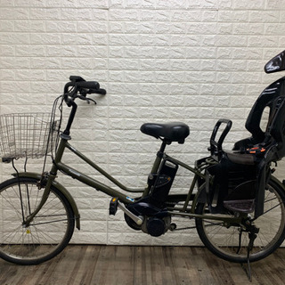 Panasonic LALAA5 カーキ　前後タイヤ新品　新基準　電動アシスト自転車