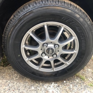 165R13 6PR アルミ4本セット　軽アゲバン•アゲトラ
