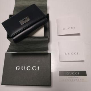  GUCCI　グッチ　キーケース　ネイビー