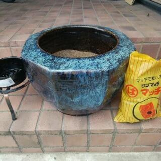 【美品】睡蓮鉢(火鉢セット一式)