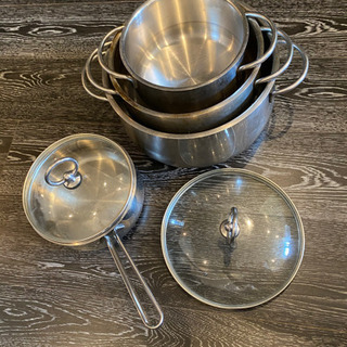 ドイツフィスラー社製　ステンレス鍋セット