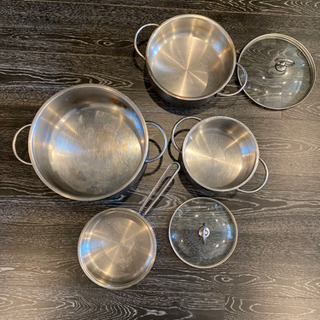 ドイツフィスラー社製　ステンレス鍋セットの画像