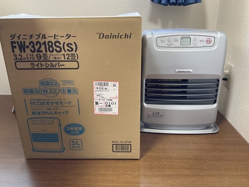 ダイニチ 石油ファンヒーター FW-3218S 2018年式