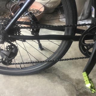 MARINクロスバイクMUIRWOOD　26インチタイヤ　黒 SHIMANO8段ギアの画像