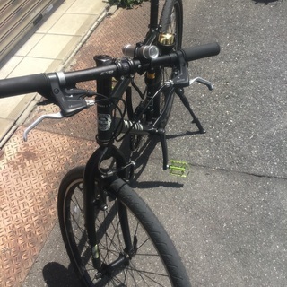 MARINクロスバイクMUIRWOOD　26インチタイヤ　黒 SHIMANO8段ギアの画像