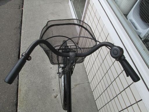 ☆ 自転車 27インチ カゴ付き 鍵付き ライト付き ブラック/黒 ママチャリ シティサイクル  札幌 北20条店