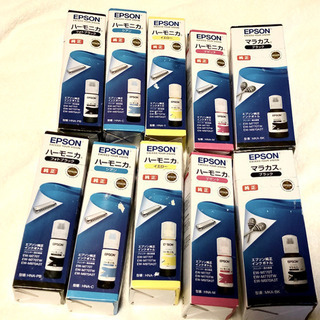 EPSON 純正インクボトル　ハーモニカ　マラカス　各2本ずつ