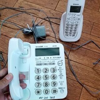 シャープコードレス電話機。JD-G32