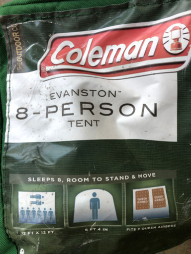 [商談中]Coleman 8人用　テント
