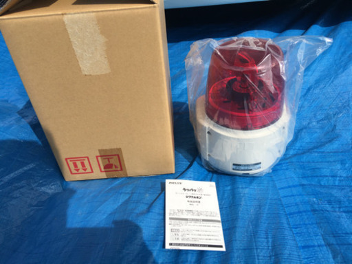 パトライト ラッパッパホーンスピーカー一体型 色：赤