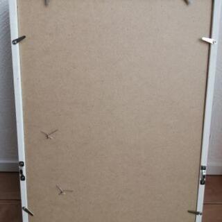 【値下げ】白い額縁フリーリー❝ウェルカムボードにも❞の画像