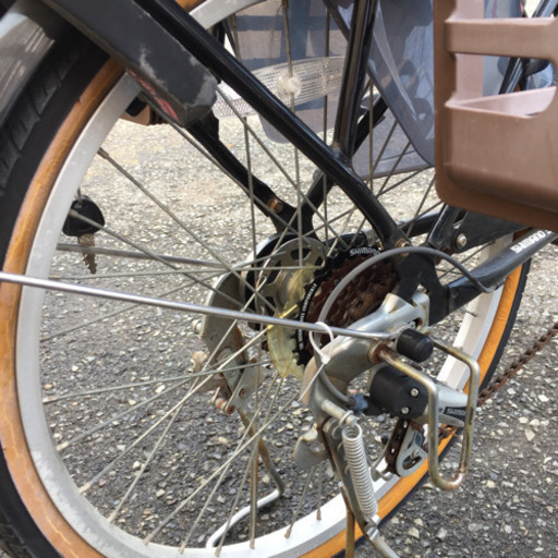 ◆子供乗せ自転車◆20-22インチ Pro-vocatio mamma シマノ変速＋シマノ製LEDライト付！OGK製子供乗せ 前輪ロッ
