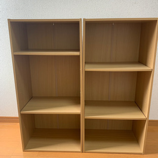 カラーボックス　２個　コーナン（2個合わせてのお値段です）