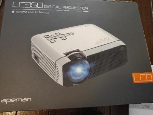 【美品】apeman 小型プロジェクター lc350 4000lm