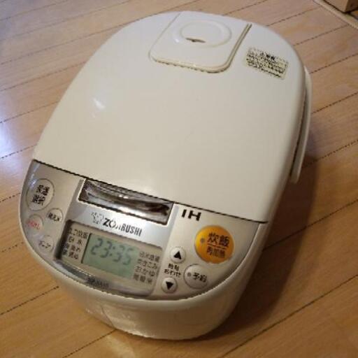 最終値下げです！ZOJIRUSHI  IH 炊飯器5合炊き　中古