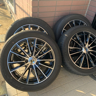 【美品】夏タイヤ　ホイル付　4本セット　215/50R17 2018年製　ヴォクシー