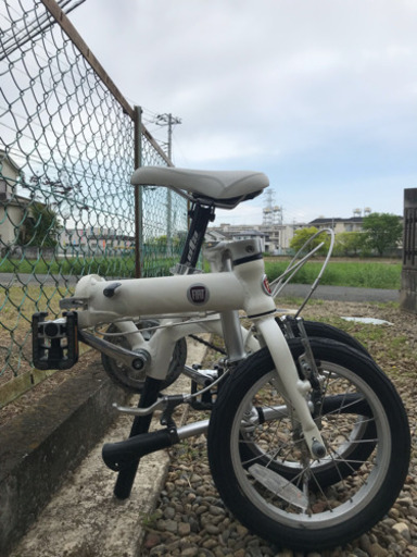 FIAT(フィアット) 軽量アルミ 14インチ コンパクト折りたたみ 小径自転車 