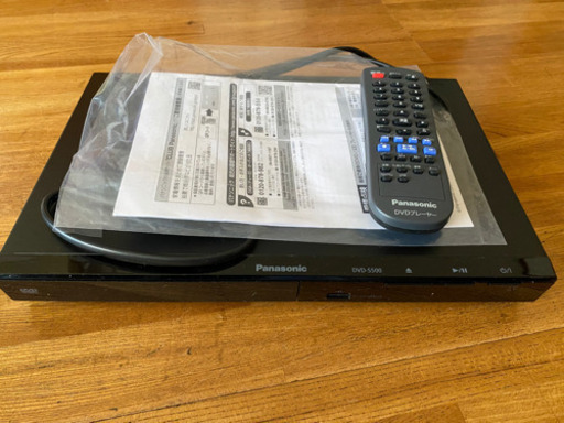 未使用に近い　Panasonic パナソニック DVDプレーヤー DVD-S500-K