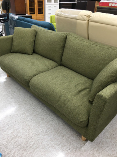 2人掛けソファー　大きな汚れもなくキレイです！