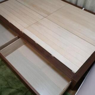 無印　セミダブル　ベッドとマット