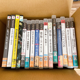 PS2  PS3  ソフトなど まとめて引き取って下さい