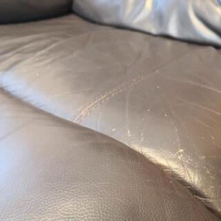 【再募集】ニトリ 3人用本革電動リクライニングソファの画像