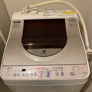 SHARP ES-TG55J 洗濯機　イオンコート
