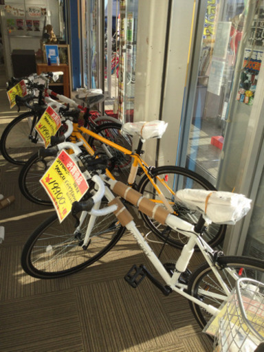 4/25 福岡 東区 【新車】安心の365日保証付!!大人気!! 21 TECEHNOLOGY 700C ロードバイク イエロー 自転車 通勤 通学