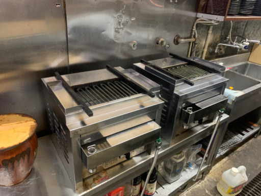 押切電機電気グリラー200v焼鳥串焼き