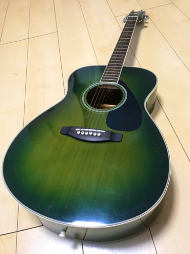 ヤマハ　アコギ　ギター　FS-423S GB 緑　ギグバッグ付き