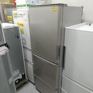 両開き 製氷機能付き SHARP 冷蔵庫2014年製 350l 42604