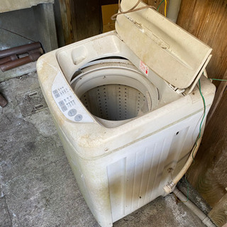 シャープ　一層式洗濯機　良品計画の画像