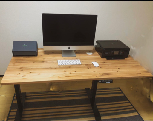 FLEXISPOT6月末までの最終お値下げです！スタンディングデスク 電動式昇降デスク 自動調節パソコンデスク　天板付き