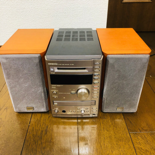 ジャンク　ONKYO CD MDコンポ 動作品 高音質 リモコン付き FR-155A オンキョー