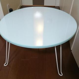 折りたたみラウンドテーブル　60×60×31.5 