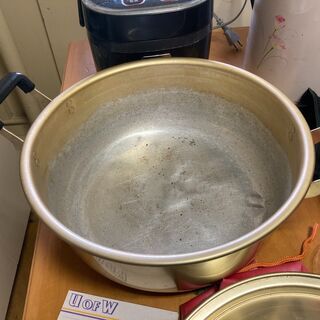 スチール大鍋【無料】※染め物などにいかがでしょう？の画像