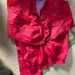 カッパ上下(※多分、バイクとか自転車用) ユニセックスMくらいの画像
