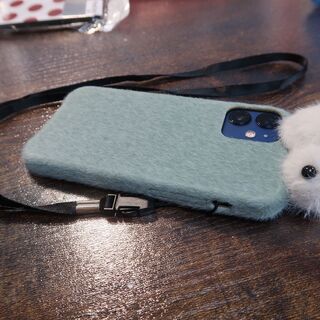 iPhone 12 mini ケース  （ストラップ付）