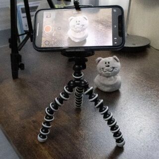 スマホ三脚（くねくね型）の画像