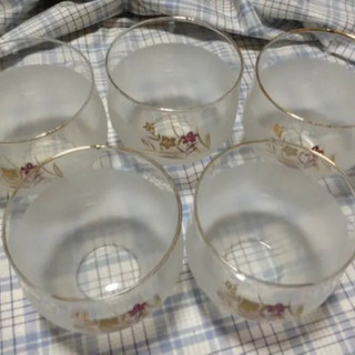 コースター付き 茶器5客セットの画像