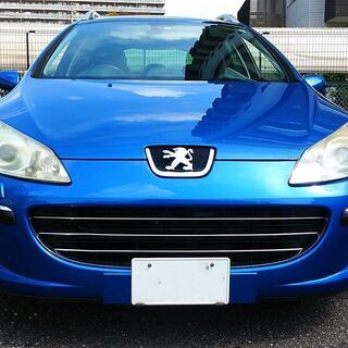 ★★プジョーブルーの綺麗なスポーツワゴン407SW、車検たっぷり...